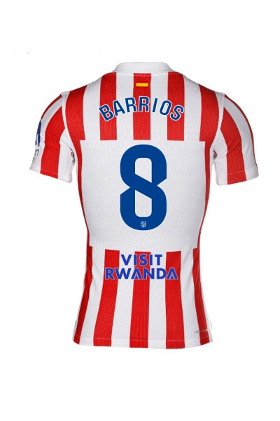 Atletico Madrid Pablo Barrios #8 Jalkapallovaatteet Kotipaita 2025-26 Lyhythihainen Atletico Madrid Pablo Barrios #8 Jalkapallovaatteet Kotipaita 2025-26 Lyhythihainen